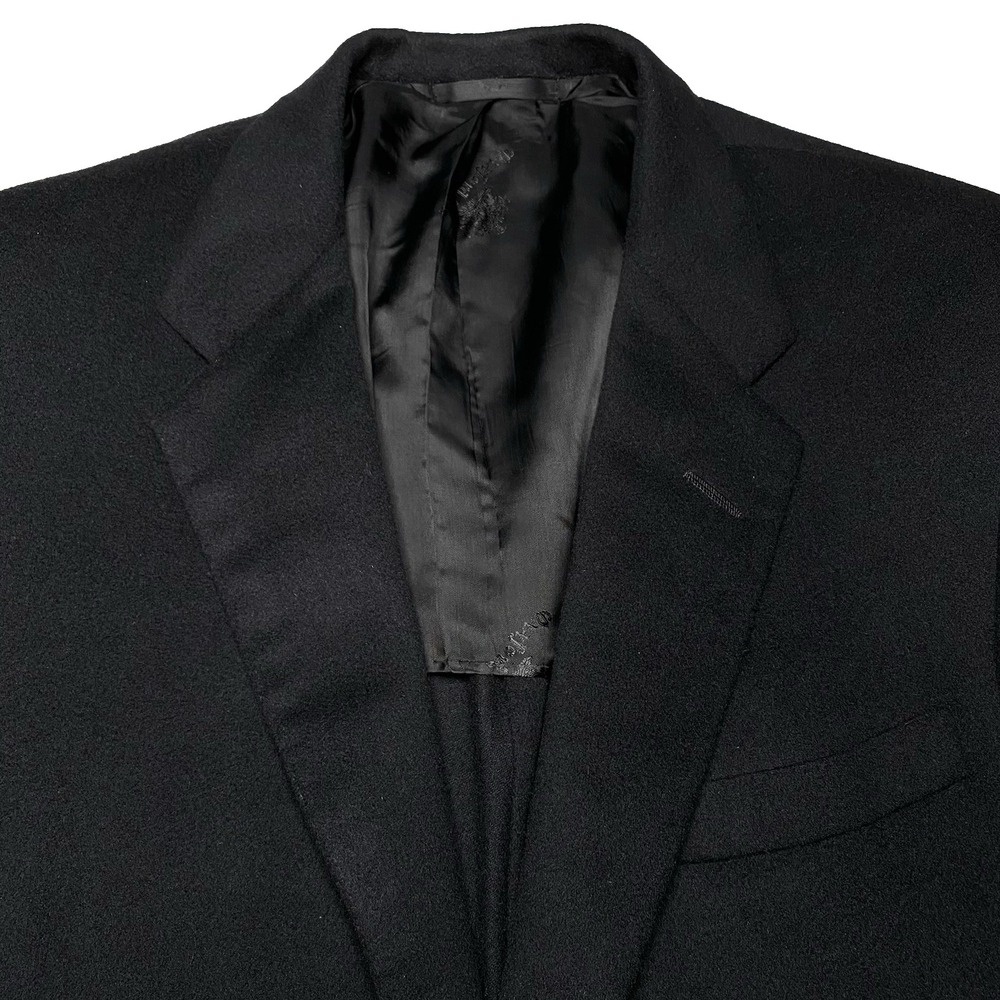 Oxxford Clothes Neiman Marcus Sport Coat 44R 2B1V Cashmere Black